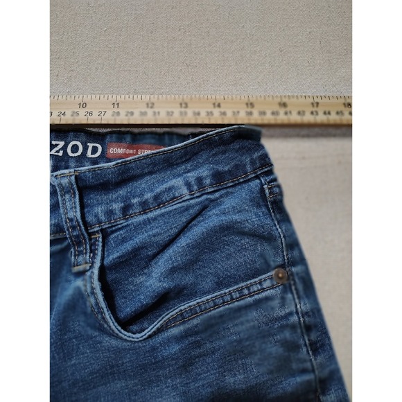 IZOD Comfort Stretch Jeans Straight Fit Denim Blue Casual Pants 32x30 U - Picture 4 of 7